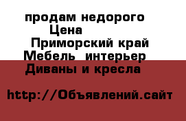 продам недорого › Цена ­ 5 000 - Приморский край Мебель, интерьер » Диваны и кресла   